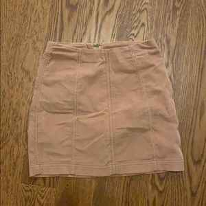 Free People Corduroy Mini Skirt